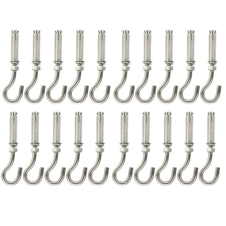Practical Corrosion-Resistant Expansion Bolts for Power Facilities for Communication Equipment Rust-Proof 20Pcs 8Mm Expansion Bolts 